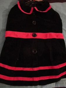Neu Zack & Zoey Heritage Collection Samt Mantel Jacke Hund Welpe L Large - Bild 1 von 5