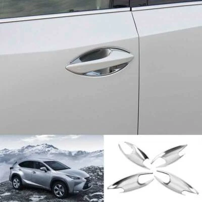 For Lexus NX 200t 300/h 2015-21 ABS Chrome Exterior Side Door Bowl Cover Trim 4p Foto 1 de 4