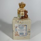 Cherished Teddies Bear Figurine Bazza From Australia Lost Down Under Kangaroo 