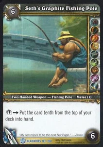 World of Warcraft TCG Seth's Graphite Fishing Pole - Blood of Gladiators 183/208 - Picture 1 of 2