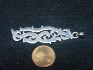 BUTW plata esterlina fuego colgante colgantes sca 0646 - Imagen 1 de 1