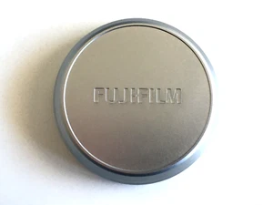 Original Fujifilm X100V X100VI Silver Metal Lens Cap New Genuine - Picture 1 of 7