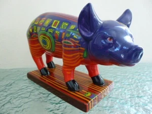 Party Piggies Vienese Delight Pig Figurine Ornament Parastone Netherlands PAP05 - Picture 1 of 8