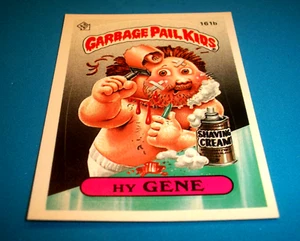 1986 Garbage Pail Kids Original 4th Series "HY GENE" #161b Sticker - Picture 1 of 1