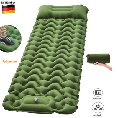 ZREE Ultraleicht Aufblasbare Isomatte Luftbett Trekking Matratze Camping Luftmatratze