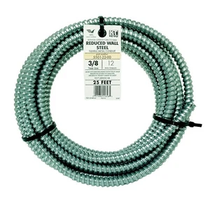 AFC Cable Systems Flexible Steel Conduit 25 Ft. Conduit Trade Size 3/8in. New - Picture 1 of 6
