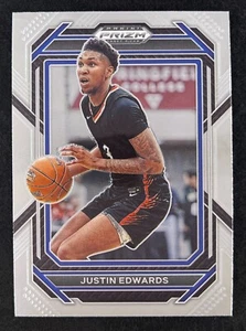 Justin Edwards * Tarjeta de prospecto * (RC) 2023 Panini Prizm Selecciones del draft #26 - Imagen 1 de 2
