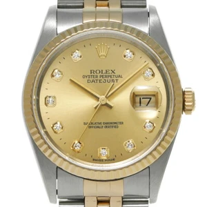 ROLEX Datejust 16233G W number (manufactured around 1994) Men's watch G0406 - Picture 1 of 5