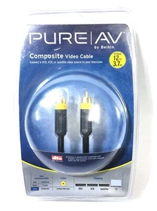 Belkin AV21200-12 Pure AV Composite Video Cable 12ft/3.7m (New) - Picture 1 of 3