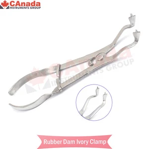 Rubber Dam Plier Ivory Light Clamp Forceps Endodontic Restorative Instruments - Picture 1 of 2