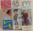 Disney Princess Toy Story Frozen 2 Mickey Mouse Jigsaw Puzzle 6 Pack NEW Sealed