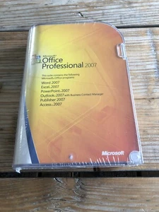 Microsoft Office Professional 2007, Retail, Englisch mit MwSt Rechnung - Bild 1 von 4