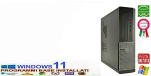 COMPUTER DELL OPTIPLEX 790 mDTOWER CPU INTEL CORE i5_2400 8GB RAM WINDOWS 11 - Foto 1 di 1