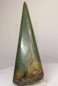 X-RARE Chinese Jade 5.58” Dragon Tooth Fang! Neolithic Jade Dragon Offering - Picture 1 of 12