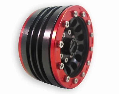 ALIENTAC One (1) 1.9" Wide 1" Alloy Beadlock Wheel Rim for 1/10 RC Model #006X1 - Image 1 of 4