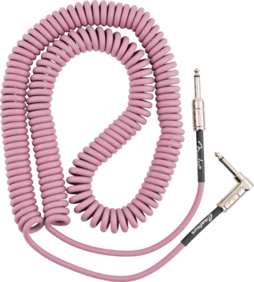 Cable en espiral Fender Contour 30' en ángulo/recto, niebla borgoña #0990573066 Foto 1 de 4
