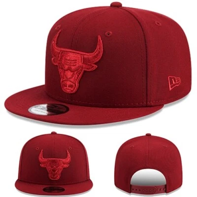 Boné New Era Chicago Bulls 950 Youth Snapback chapéu NBA personalizado marrom masculino - Imagem 1 de 4