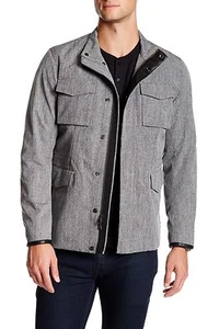 Vince Modern Field Jacket with Leather Trim - $595 MSRP - Size MEDIUM - HOT!!! - Picture 1 of 6