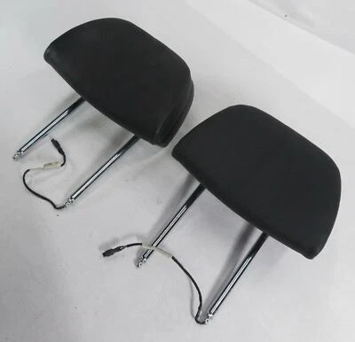 2013 BMW ACTIVEHYBRID 5 - FRONT ACTIVE ELECTRIC COMFORT HEADREST SET-2 (BLACK) - Image 1 of 4