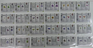 Gameboy Advance Pokémon Battle Card e+ Ruby Sapphire Set of 24 Silver Cards - Picture 1 of 4