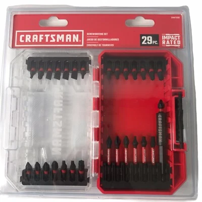 CRAFTSMAN CMAF1329 IMPACT-RATED 29-Piece Impact Driver Bit Set-NEW - Image 1 of 4