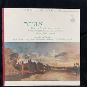 JACQUELINE DU PRE cello - DELIUS Cello Concerto - ANGEL ST LP NM.. - Imagen 1 de 4