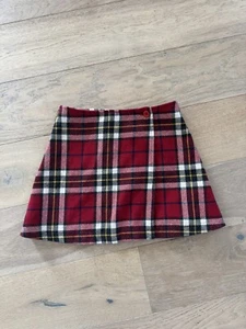 United Colors of benetton girls plaid skirt size 8y - Picture 1 of 4