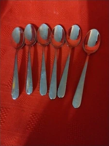 oneida stainless flatware Teaspoons 6 Pc - Picture 1 of 2