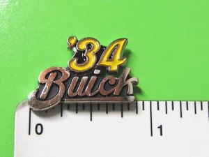 '34  1934 BUICK script - hat pin , lapel pin , tie tac , hatpin GIFT BOXED - Picture 1 of 5