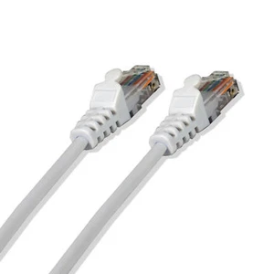 White 1-foot premium Cat5e Patch LAN Ethernet Network Cable (10 Pack) - Picture 1 of 6
