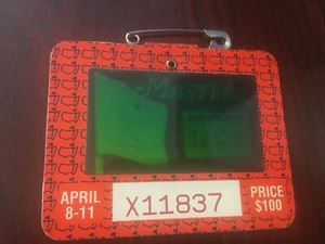 1993 MASTERS BADGE TICKET AUGUSTA NATIONAL GOLF PGA BERNHARD LANGER WINS RARE - Picture 1 of 3