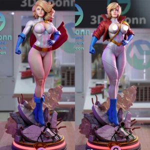 Power Girl 3D Printing Figure Unpainted Model Sculpture GK Blank Kit New Stock - Picture 1 of 24