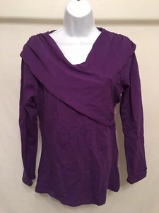 Introspect women's maternity purple shirt Lg long sleeve  - Picture 1 of 3