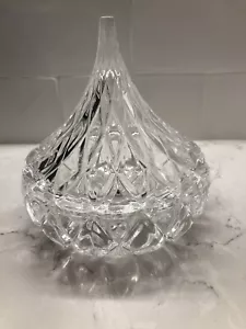 Shannon Lead Crystal Handcrafted Hershey Kiss Candy Dish - Picture 1 of 9