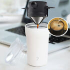 ConeShape Coffee Filter Stainless Steel Foldable 2Layer Coffee Dripper Tool F RE