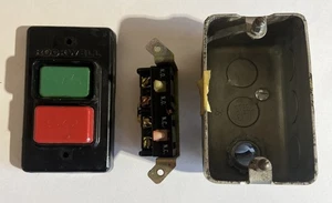 Vintage Delta Rockwell Combo Band- & Tellerschleifer Kat Nr. 52-612 Start/Stop Schalter - Bild 1 von 12