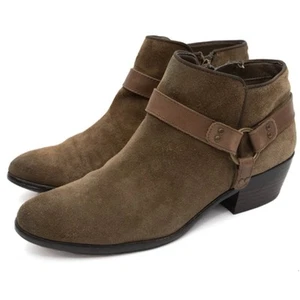 Sam Edelman Brown Suede Phoenix Ankle Boot Size 7.5 - Picture 1 of 10
