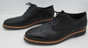 Cole Haan Wingtip Oxfords Dress Casual Men's Shoes Black C30694 10.5 M - Picture 1 of 7