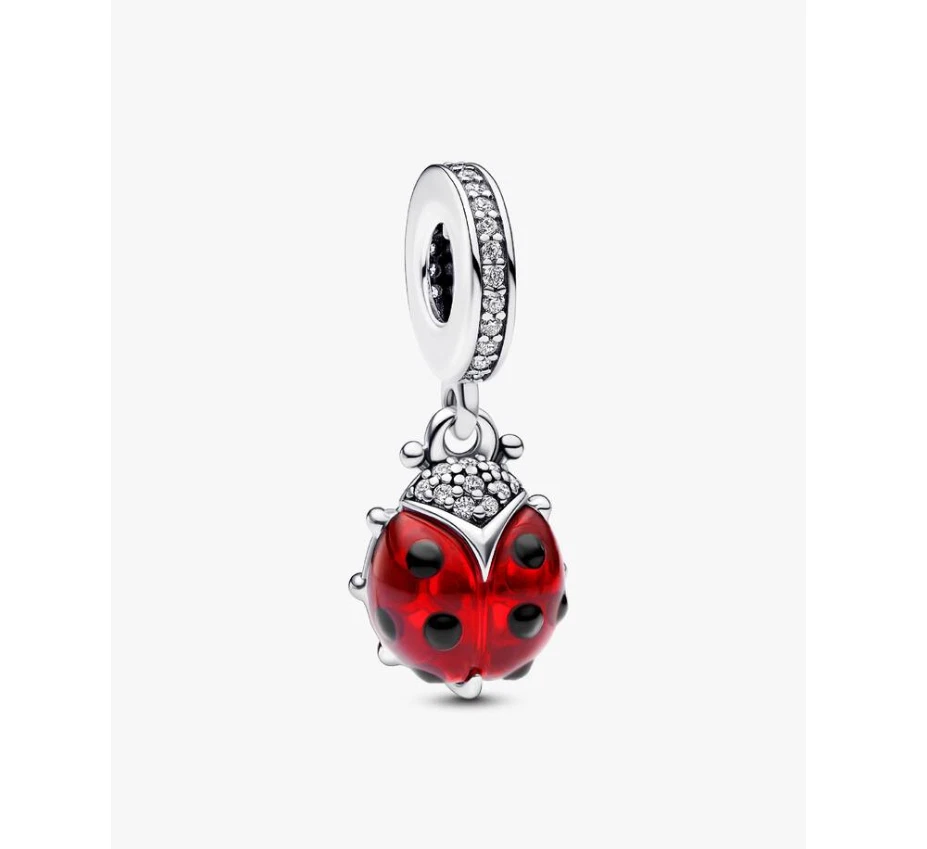 Pandora 792571c01 Charm Pendente Coccinella - Immagine 1 di 1