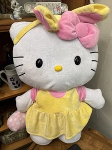HELLO KITTY Door Greeter 19" × 12" Sanrio Jumbo Peluche de pie *2015* - Imagen 1 de 9