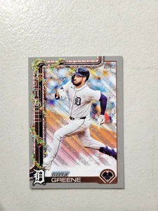 Topps Holiday Riley Greene 2025 #H76 plata brillo paralelo casi nuevo envío gratuito - Imagen 1 de 2