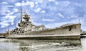 DEUTSCHES SCHLACHTSCHIFF SCHARNHORST 1939 BEI WILHELMSHAVEN 1939 - Bild 1 von 1