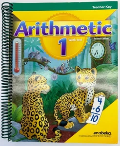 Abeka Arithmetic 1st Grade Work-Text Teacher Key 2nd Edition - Picture 1 of 8
