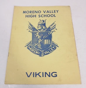 Manual vikingo vintage de Moreno Valley High School 1970 - Imagen 1 de 5