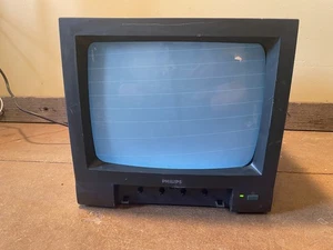 Philips LTC 2012/6a 9" CRT Black & White Video Monitor for Security 📺 - Picture 1 of 7