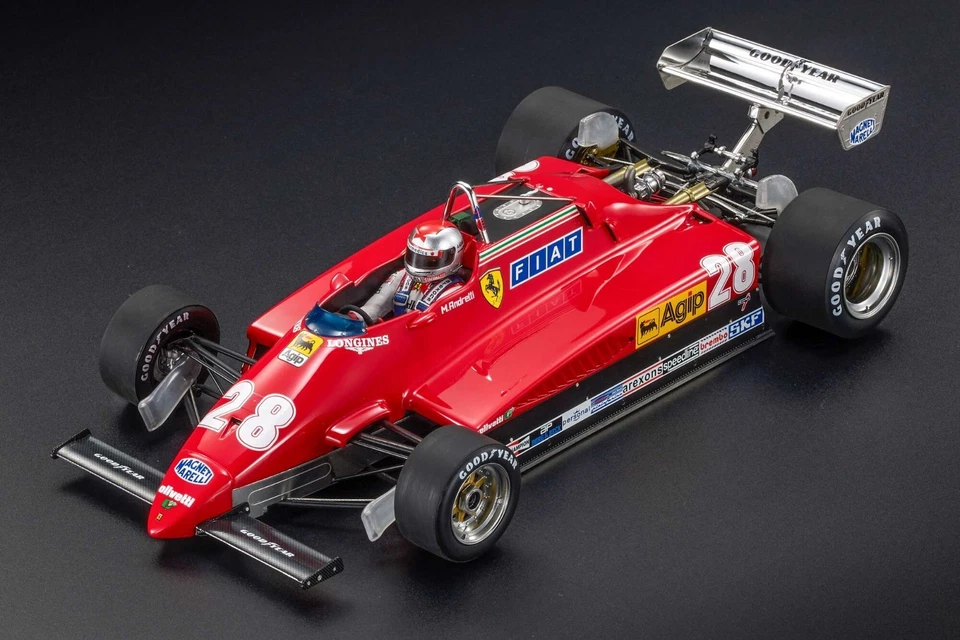 Ferrari 126C2 n°28 (1982) 1:18-Andretti-Pole & 3rd Italy GP-GP165DWD-GP Replicas - Immagine 1 di 1