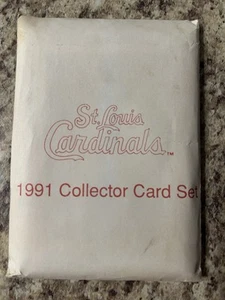 St. Louis Cardinals 1991 Kansas City Life Collectors Card Set (24 cards)  - Picture 1 of 3