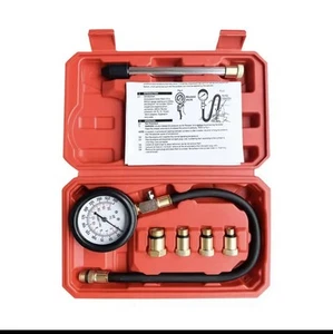 Petrol Engine Compression Tester Kit Tool Set For Automotives Motorcycle AU SHIP - Picture 1 of 4