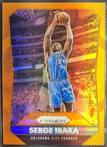 SERGE IBAKA 2015-16 Panini Prizm #116 ORANGE /65 Oklahoma City Thunder - Picture 1 of 2