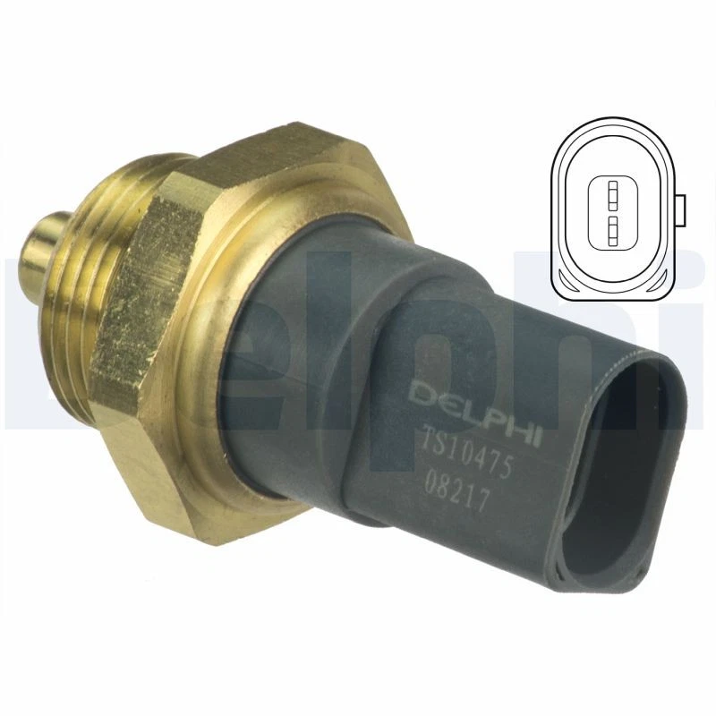 TS10475 DELPHI Sensor, coolant temperature for AUDI,SEAT,SKODA,VW - Image 1 of 1